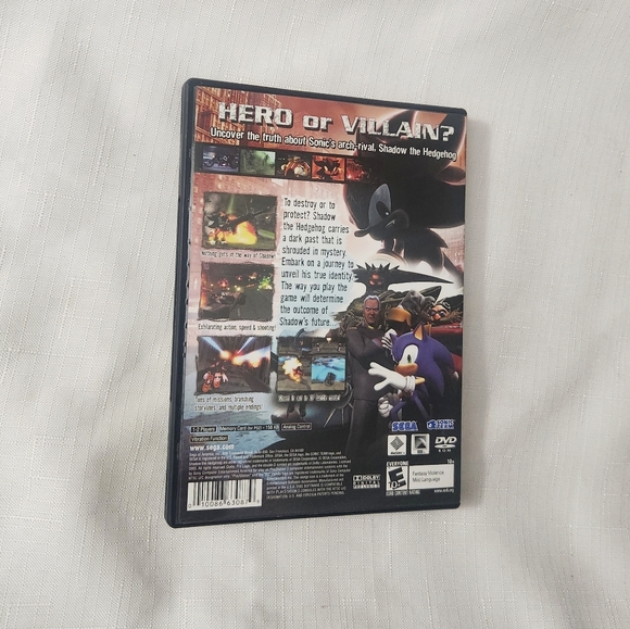 ‼️SOLD‼️ Sony PlayStation 2 Shadow the Hedgehog PS2 CIB Tested With Registration - Picture 7 of 12
